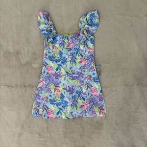Lilly Pulitzer Zoya Romper in Dew Drop Stay Fly
